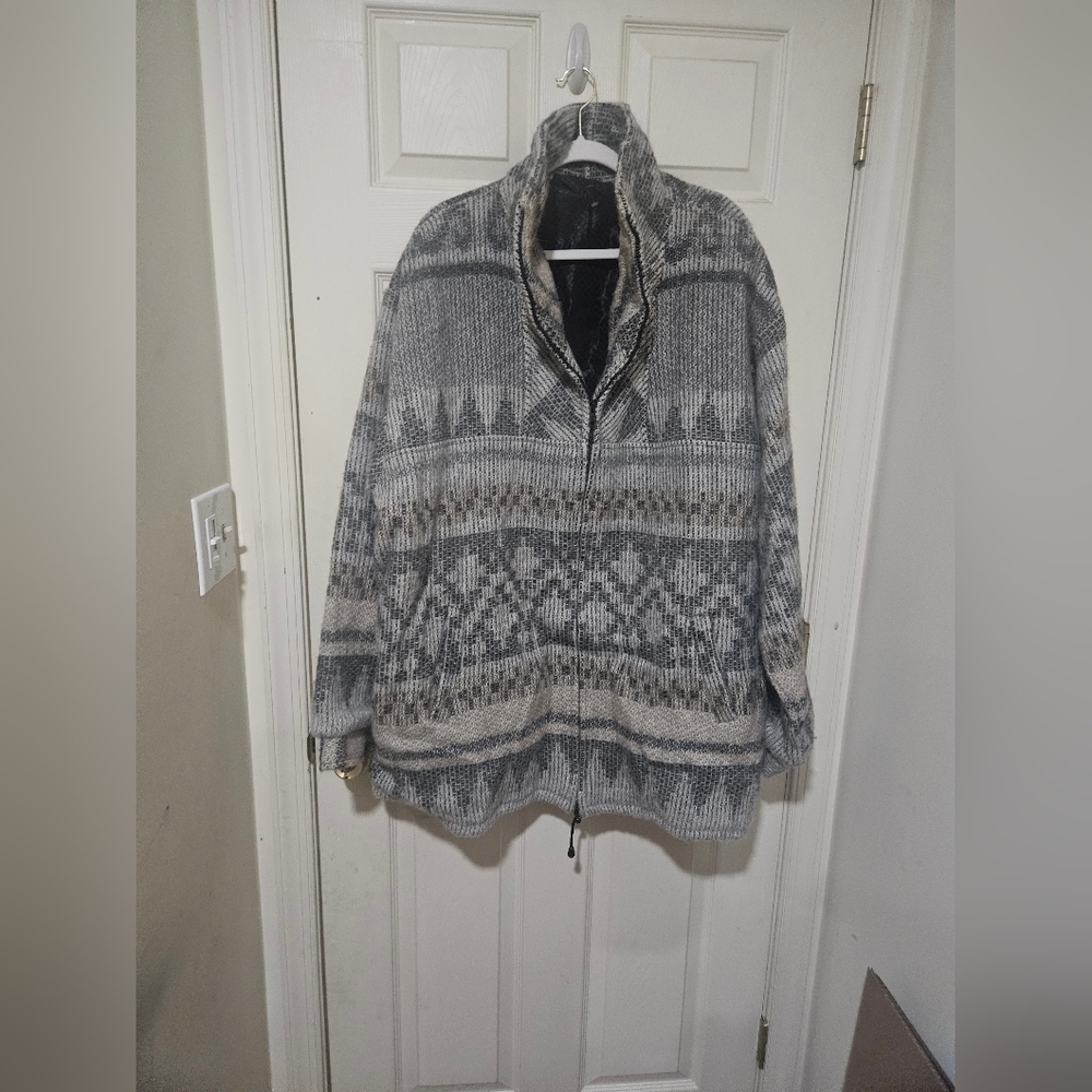 Alpaca Artesian Tupay Jacket Size 2X